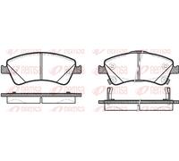Brake pads Front Axle 1341.02 REMSA for TOYOTA AVENSIS Saloon AVENSIS Estate