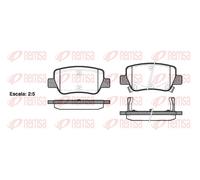 REMSA 1403.02 Brake pad set