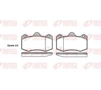 REMSA 1404.00 Brake Pad Set, disc brake for RENAULT,SEAT