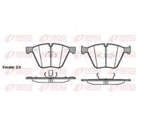 REMSA 1419.00 Brake Pad Set, disc brake for BMW
