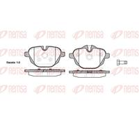 REMSA 1421.00 Brake Pad Set, disc brake for ALPINA,BMW,BMW (BRILLIANCE)