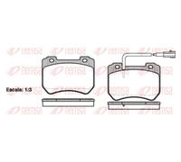 BRAKE PAD SET DISC BRAKE 1444.01 FOR ALFA ROMEO 939 A6.000 1.9L 844A2.000 2.0L