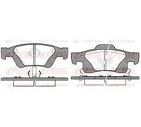 REMSA 1446.02 Brake pad set