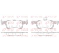 REMSA 1563.00 Brake Pad Set, disc brake for PEUGEOT,PEUGEOT (DF-PSA)