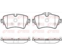 REMSA 1599.08 Brake pad set