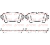 REMSA 1669.08 Brake pad set