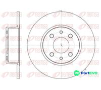 REMSA 2 X BRAKE DISC 615000 FOR ALFA ROMEO FIAT LANCIA