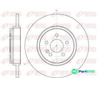 REMSA 2 X BRAKE DISC 663100 FOR MERCEDES-BENZ