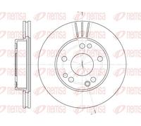 REMSA 6228.10 Brake Disc for MERCEDES-BENZ