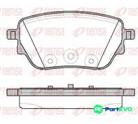 REMSA DISC BRAKE BRAKE PAD SET 183800 FOR MERCEDES-BENZ