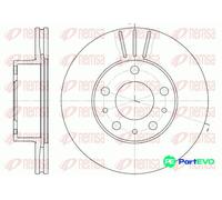 REMSA FRONT 2 X BRAKE DISC 647610 FOR TOYOTA