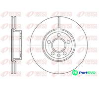 REMSA FRONT 2 X BRAKE DISC 672810 FOR AUDI FORD SEAT VW