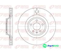 REMSA FRONT 2 X BRAKE DISC 694210 FOR AUDI