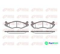 REMSA 0463.00 Brake pad set