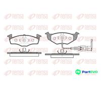 REMSA FRONT DISC BRAKE BRAKE PAD SET 060911 FOR SKODA VW
