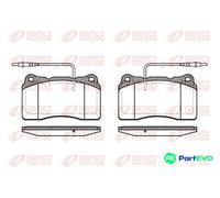 REMSA 0666.14 Brake pad set