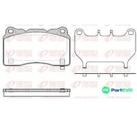Brake pads Front Axle 0666.64 REMSA for CADILLAC FORD TESLA