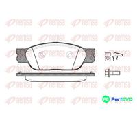 REMSA FRONT DISC BRAKE BRAKE PAD SET 073100 FOR JAGUAR LINCOLN