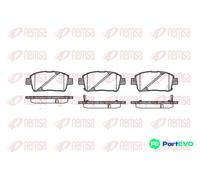REMSA 0740.02 Brake pad set