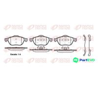 REMSA 0843.20 Brake pad set