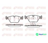 Brake pads Front Axle 0963.00 REMSA for BMW MG