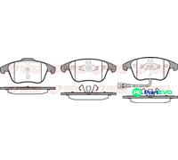 REMSA 1219.21 Brake pad set