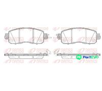 BRAKE PAD SET DISC BRAKE 1517.04 FOR NISSAN VENUCIA QR25 2.5L 4cyl MAXIMA 2.5L