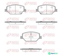 REMSA 1631.02 Brake pad set