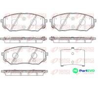 REMSA 1661.02 Brake pad set