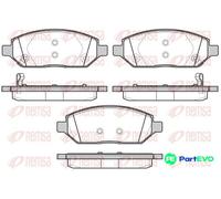 REMSA 1674.02 Brake pad set
