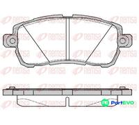 Remsa Brake Pad Set 1728.00 - Front Axle - for Ford Figo 1.2L (YSKD/YSKE/B2KA)
