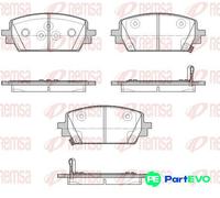BRAKE PAD SET DISC BRAKE 1943.02 FOR HYUNDAI SANTA/FE/IV KIA D4HH/D4HE 2.2L 4cyl