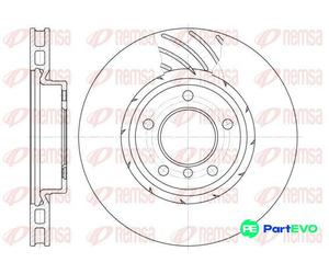 REMSA FRONT LEFT 2 X BRAKE DISC 650810 FOR BMW