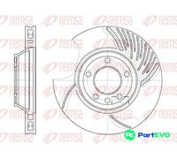 REMSA FRONT LEFT 2 X BRAKE DISC 676910 FOR AUDI PORSCHE VW