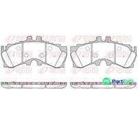 REMSA FRONT LEFT DISC BRAKE BRAKE PAD SET 178900