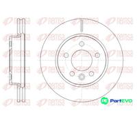 REMSA LEFT 2 X BRAKE DISC 6141810 FOR VW