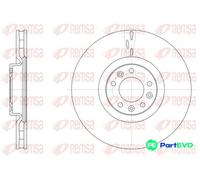 REMSA LEFT 2 X BRAKE DISC 6149810 FOR CITROËN