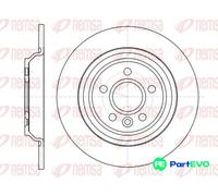 REMSA REAR 2 X BRAKE DISC 6104500 FOR VOLVO