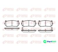Brake pads Rear Axle 0649.02 REMSA for KIA CLARUS SHUMA Saloon SHUMA I SHUMA II