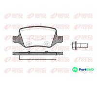 Brake pads Rear Axle 0818.00 REMSA for MERCEDES-BENZ A-CLASS VANEO