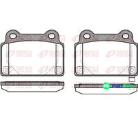 REMSA REAR DISC BRAKE BRAKE PAD SET 136402 FOR MITSUBISHI
