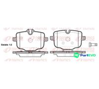 REMSA 1433.00 Brake pad set