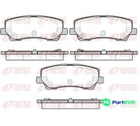 REMSA 1621.15 Brake pad set