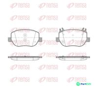 REMSA REAR DISC BRAKE BRAKE PAD SET X202000