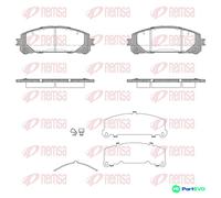 REMSA REAR LEFT RIGHT DISC BRAKE BRAKE PAD SET 131240