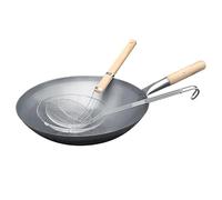 Remundi Wok Set, Silver, One Size