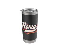 Remy First Name 70s Retro Groovy Custom Personalized Name Stainless Steel Insulated Tumbler