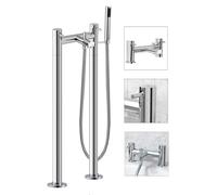 Remy Freestanding Bath Shower Mixer Tap Chrome
