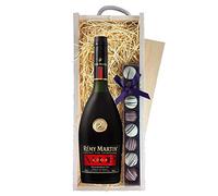 Remy Martin VSOP Cognac & Truffles, Wooden Box 70cl 40% abv