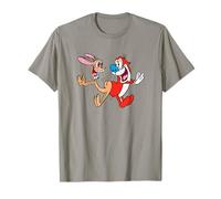 Ren and Stimpy Booty Bump Jump Smiles T-Shirt